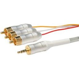 CXS1490 - Lead 3.5mm 4 contact to 3 x RCA